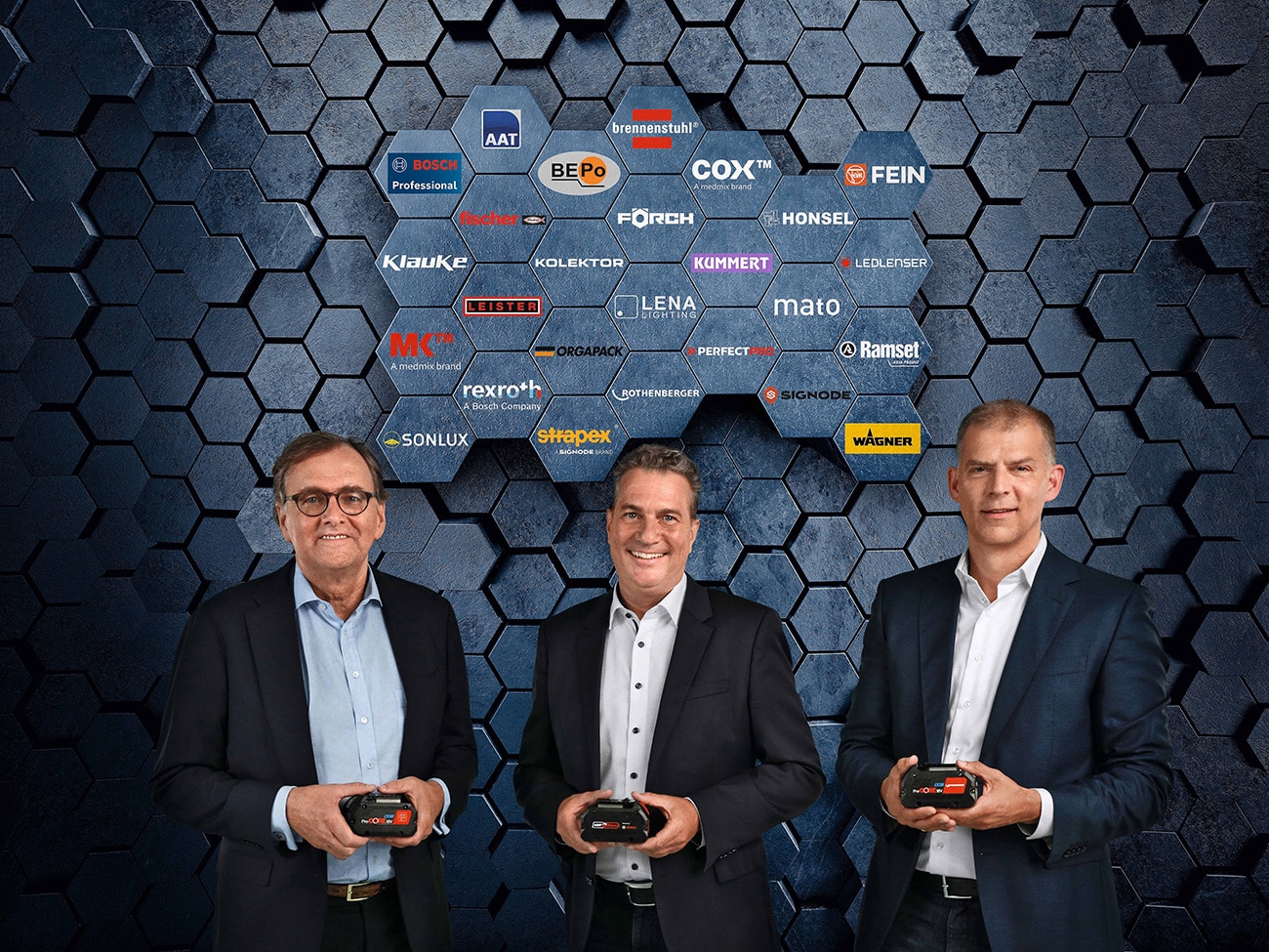 Bosch, Fein en Rothenberger richten accu-alliantie op: AmpShare – powered by Bosch 12