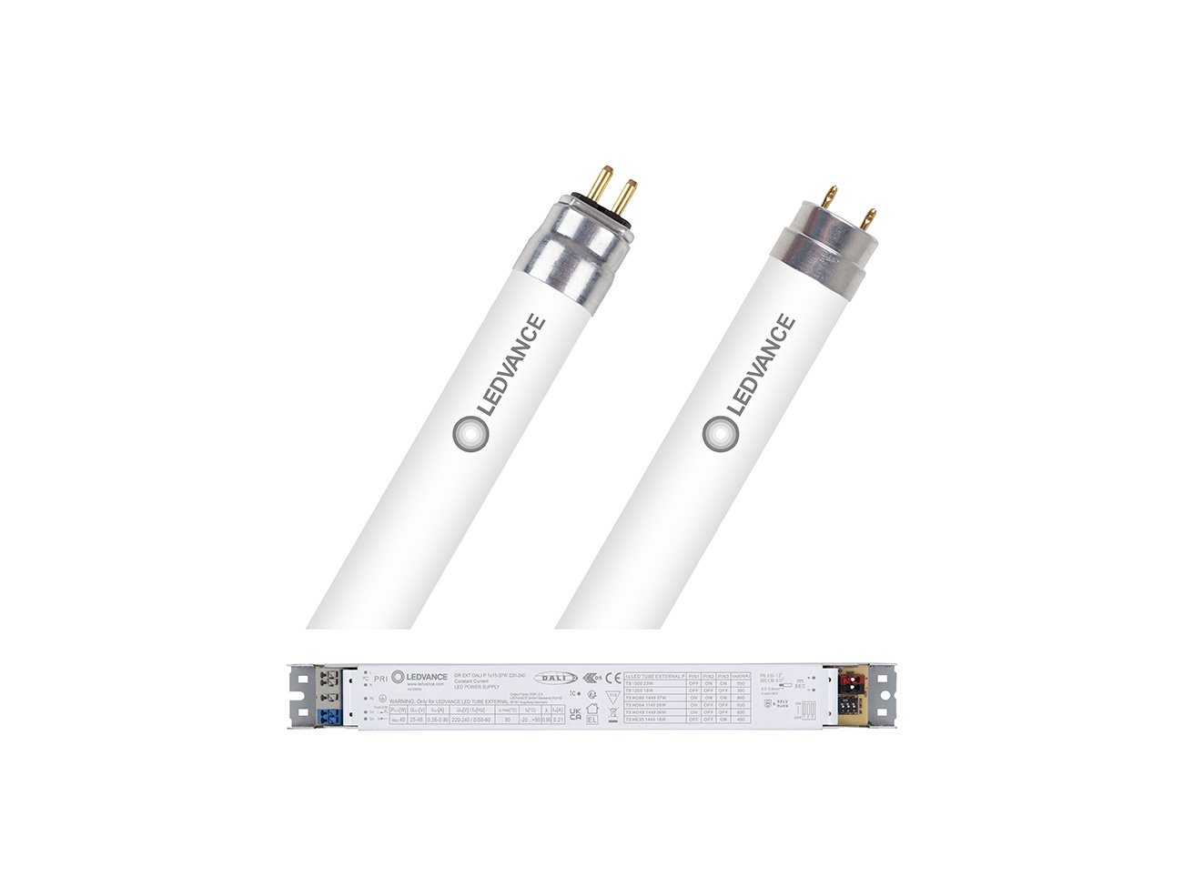 LEDVANCE T8/T5 EXT: DIMBAAR LED TUBE SYSTEEM 11