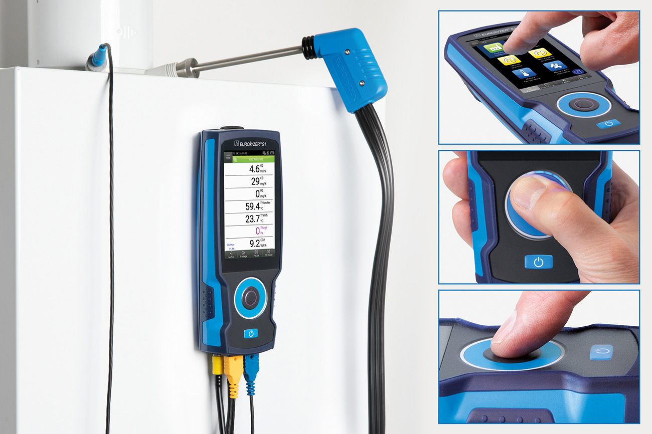Nieuwe BLAUWE LIJN rookgasanalyser 10