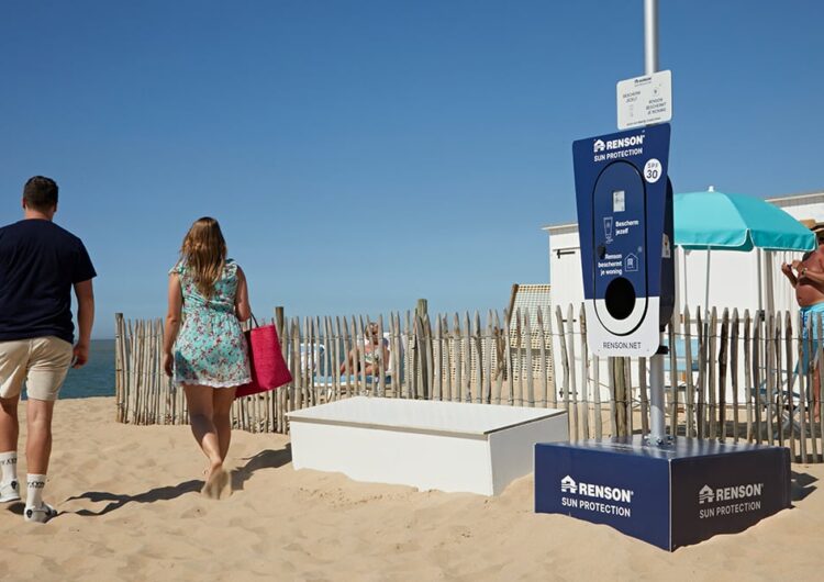 Renson voorziet Belgische kust van gratis zonnecrème 2