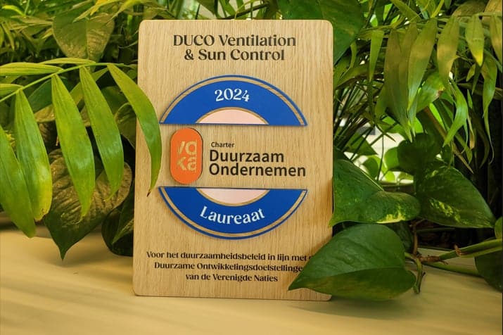 DUCO ontvangt prestigieus VCDO-certificaat voor duurzame bedrijfsvoering in 2023