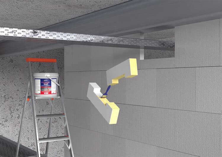 Passieve brandveiligheid met lijm en kit die vlammen en rook afvangen 3