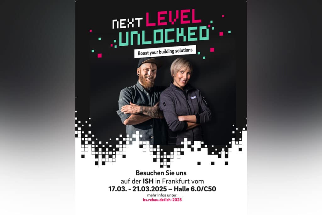 Next Level Unlocked: Boost Your Building Solutions – Visit REHAU and MEPA at ISH2025