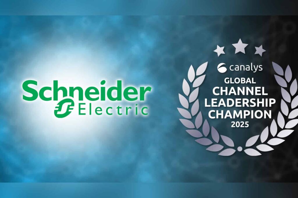 Schneider Electric erkend als Champion in de eerste Canalys Global Channel Leadership Matrix