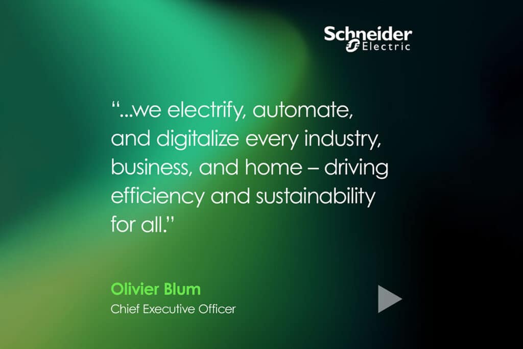 CEO van Schneider Electric onthult zijn visie voor het bedrijf 1