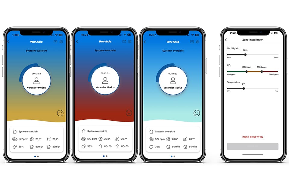 Vent-Axia Connect+ vraaggestuurde ventilatie 3