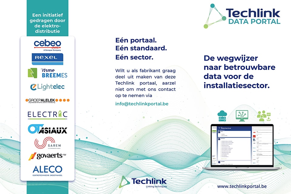 Techlink Data Portal: één betrouwbare waarheid voor actuele productdata 1