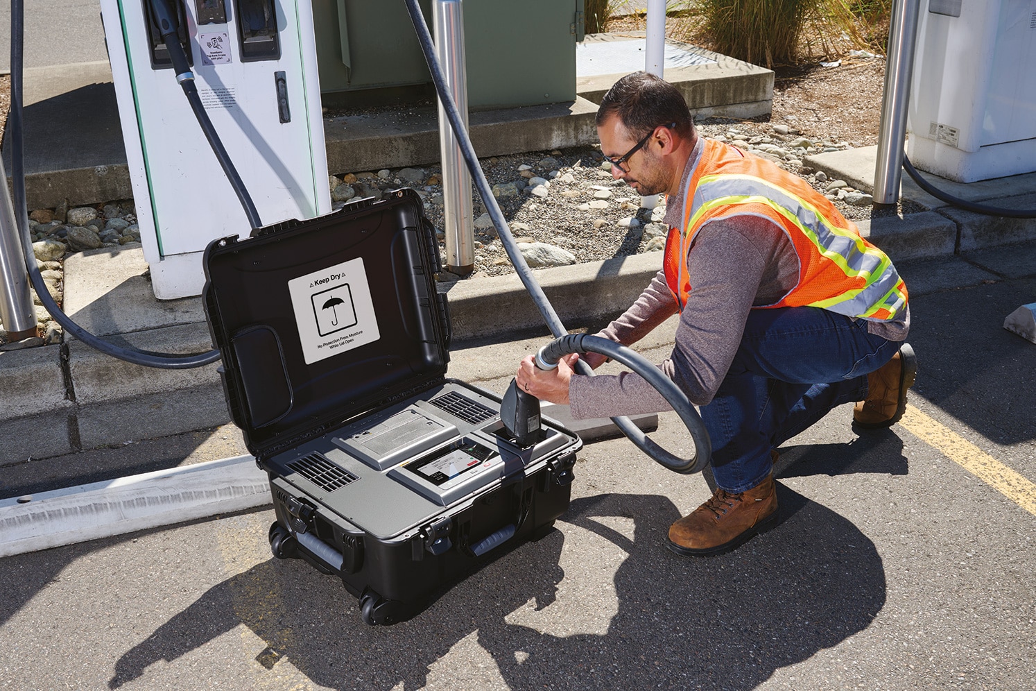 Fluke analyzer voor DC-snellaadstations 1