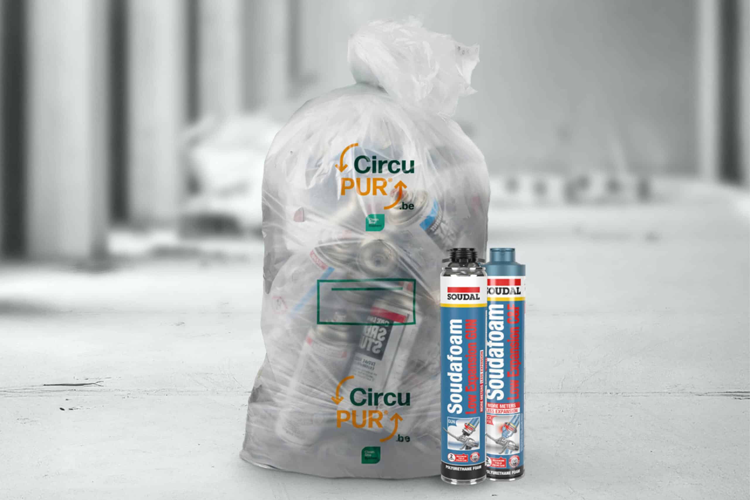 Soudal maakt met CircuPUR komaf met PU-afval op de werf 1