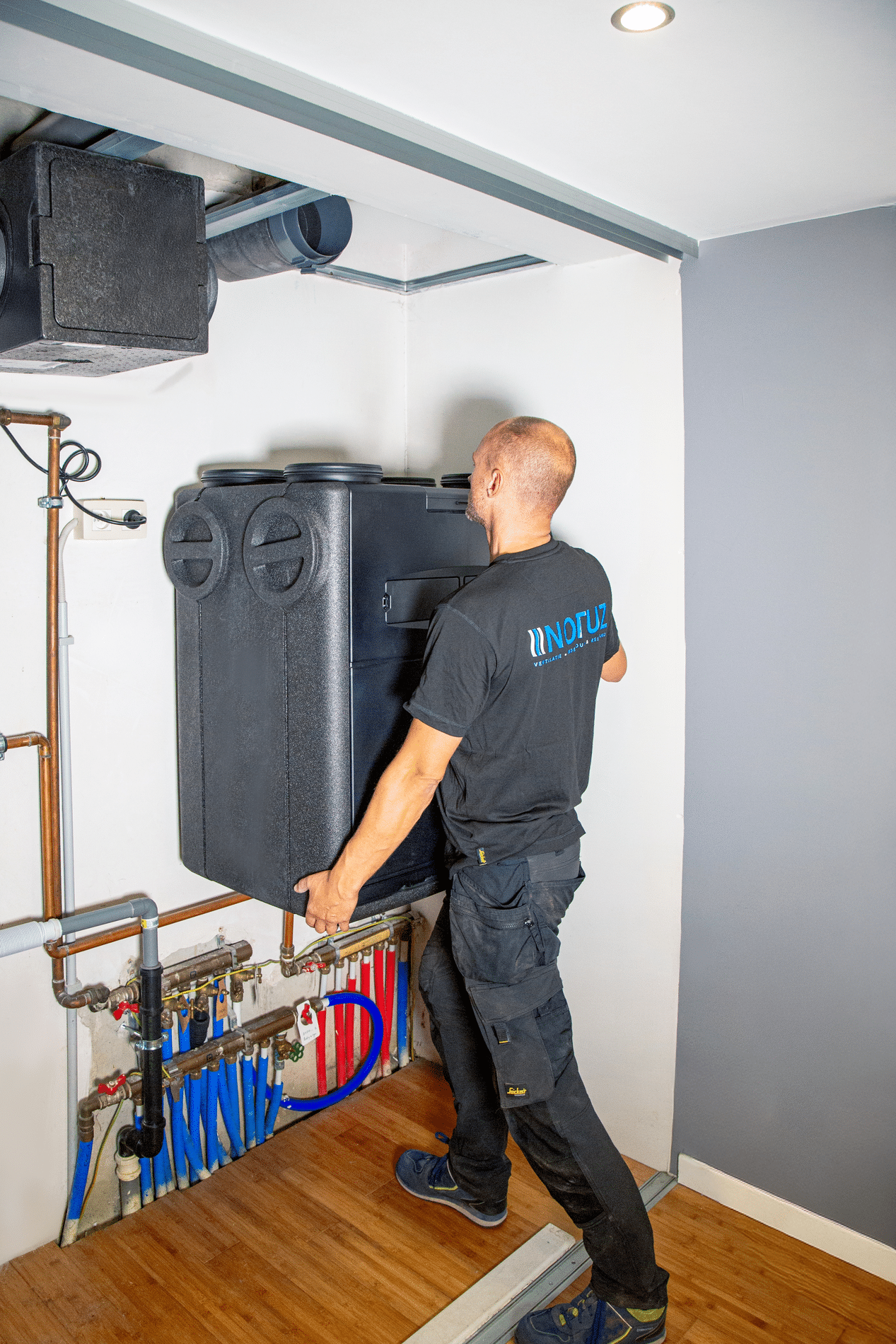 Vlotte vervanging brengt ventilatiesysteem naar D+-niveau 1