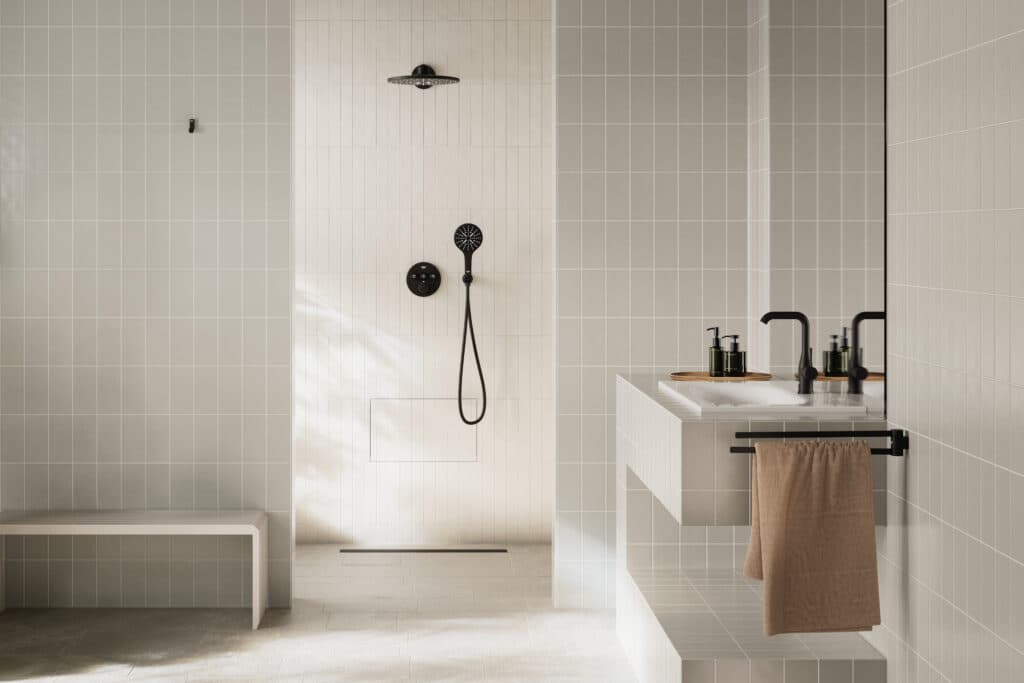 Verborgen held in energie-effiëntie: GROHE Rapido Heat Recovery doucheframe 2