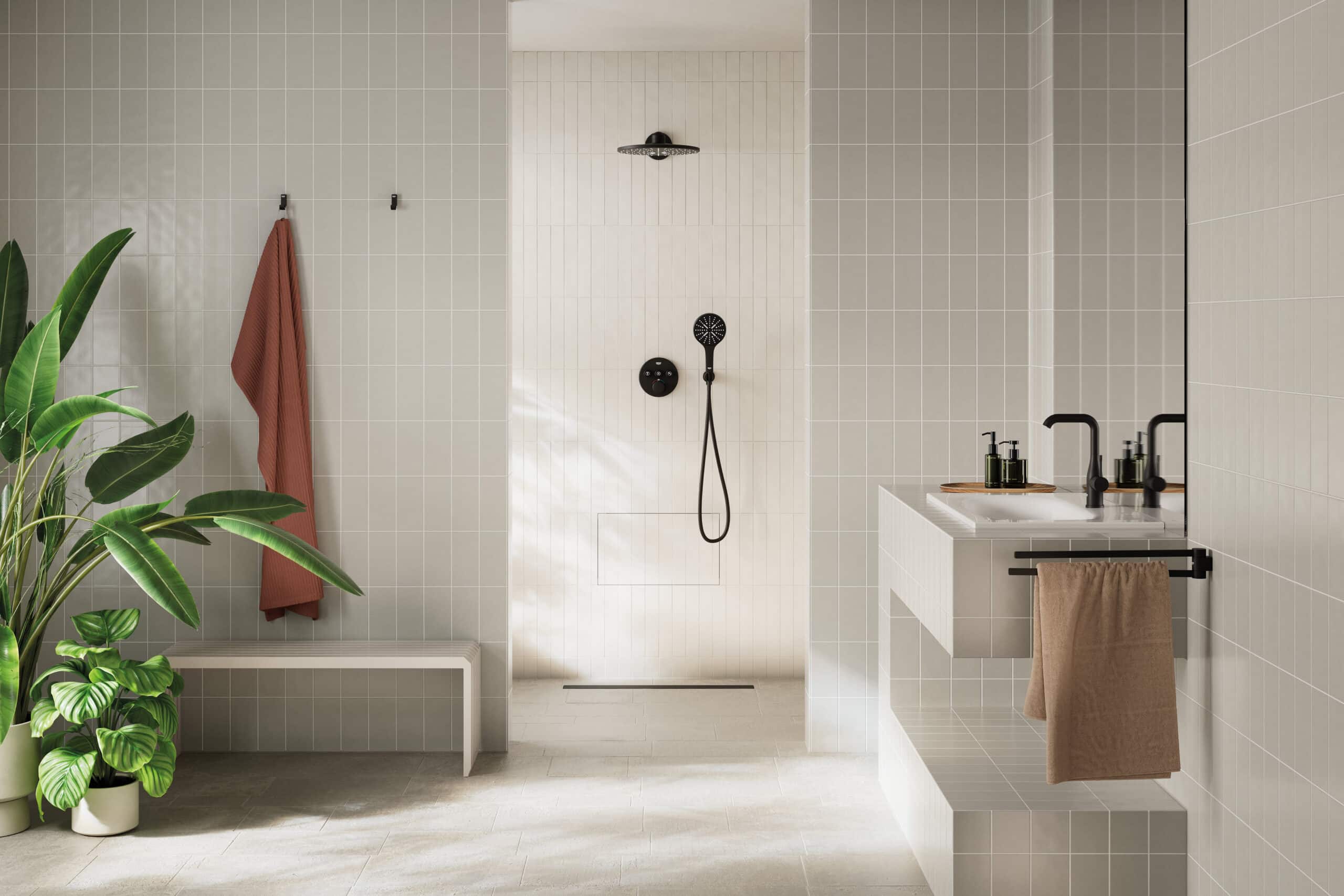 Verborgen held in energie-effiëntie: GROHE Rapido Heat Recovery doucheframe 3