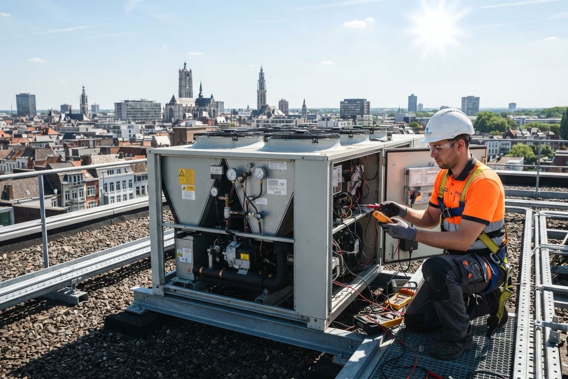 De stille helden van de hittegolf: koeltechniekers houden ziekenhuizen, woonzorgcentra en fabrieken of productiebedrijven draaiende 5