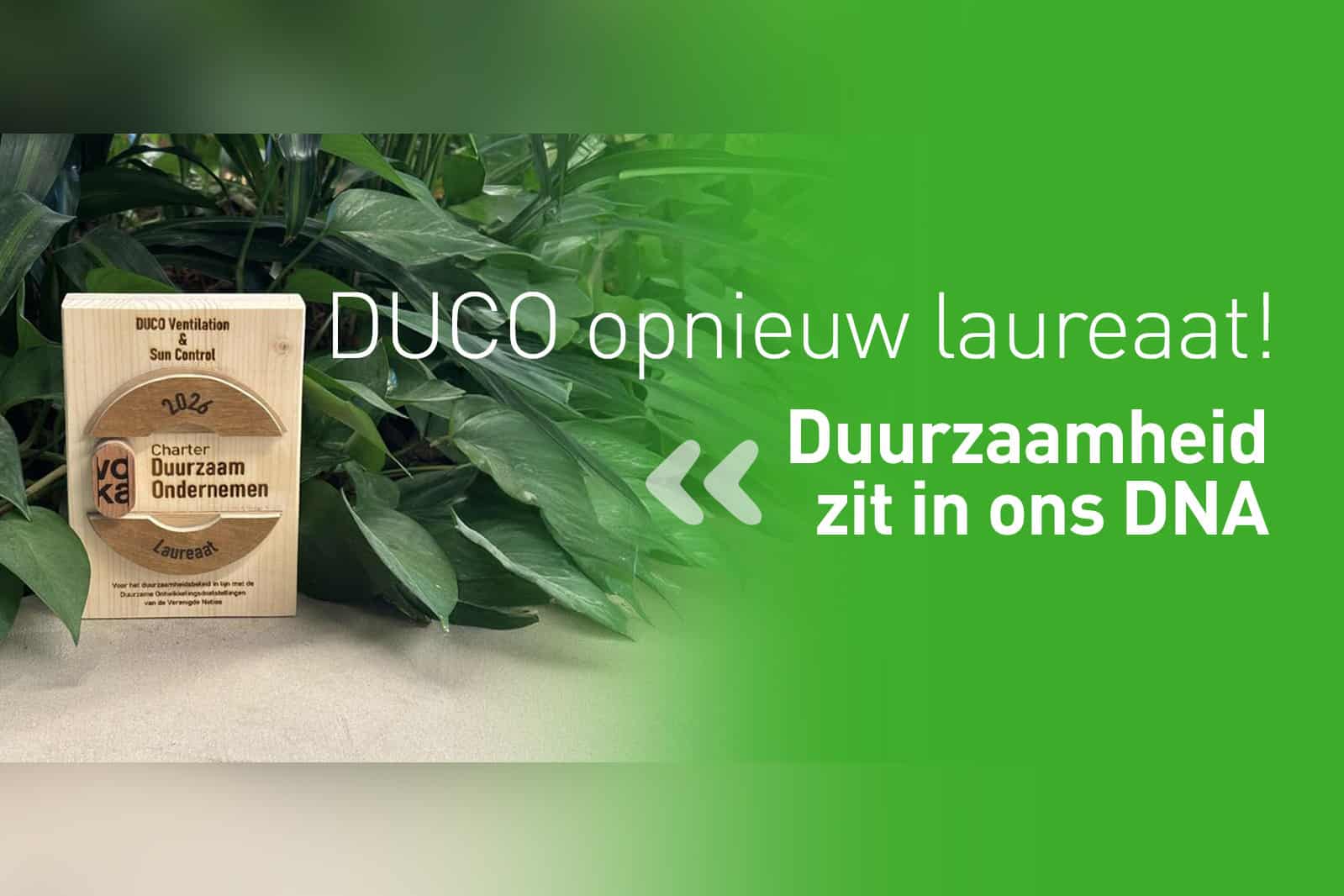 DUCO ontvangt opnieuw het VCDO-certificaat voor duurzaam ondernemen in 2026 4
